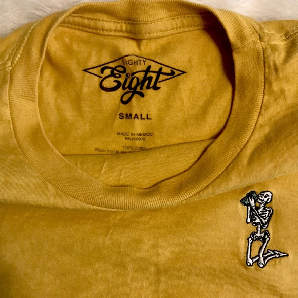 Skeleton Cropped T shirt - Picture 4 of 5